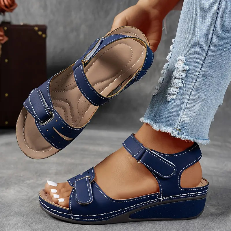 Freya™ | Komfortable sandaler med kilehæl