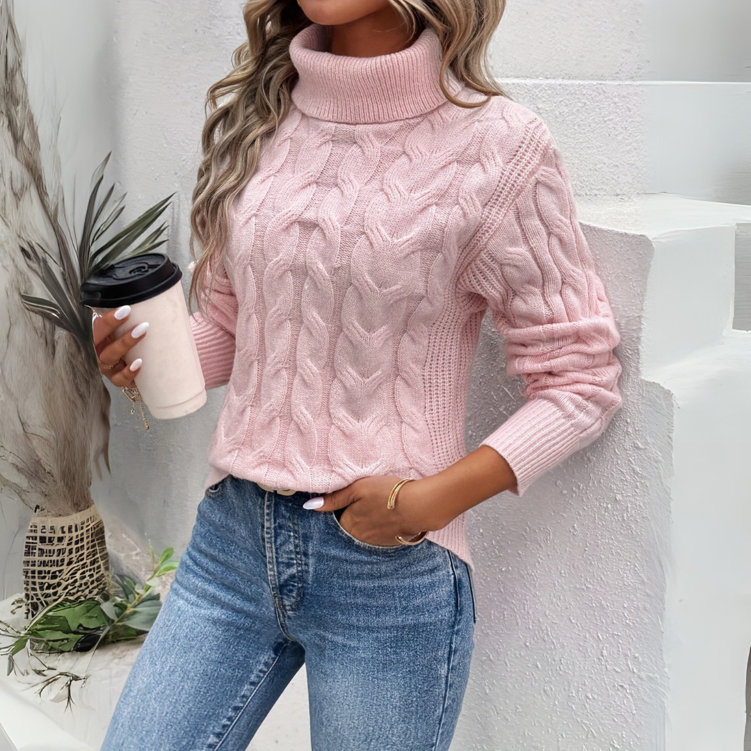 Freya™ | Høyhalset Strikkegenser