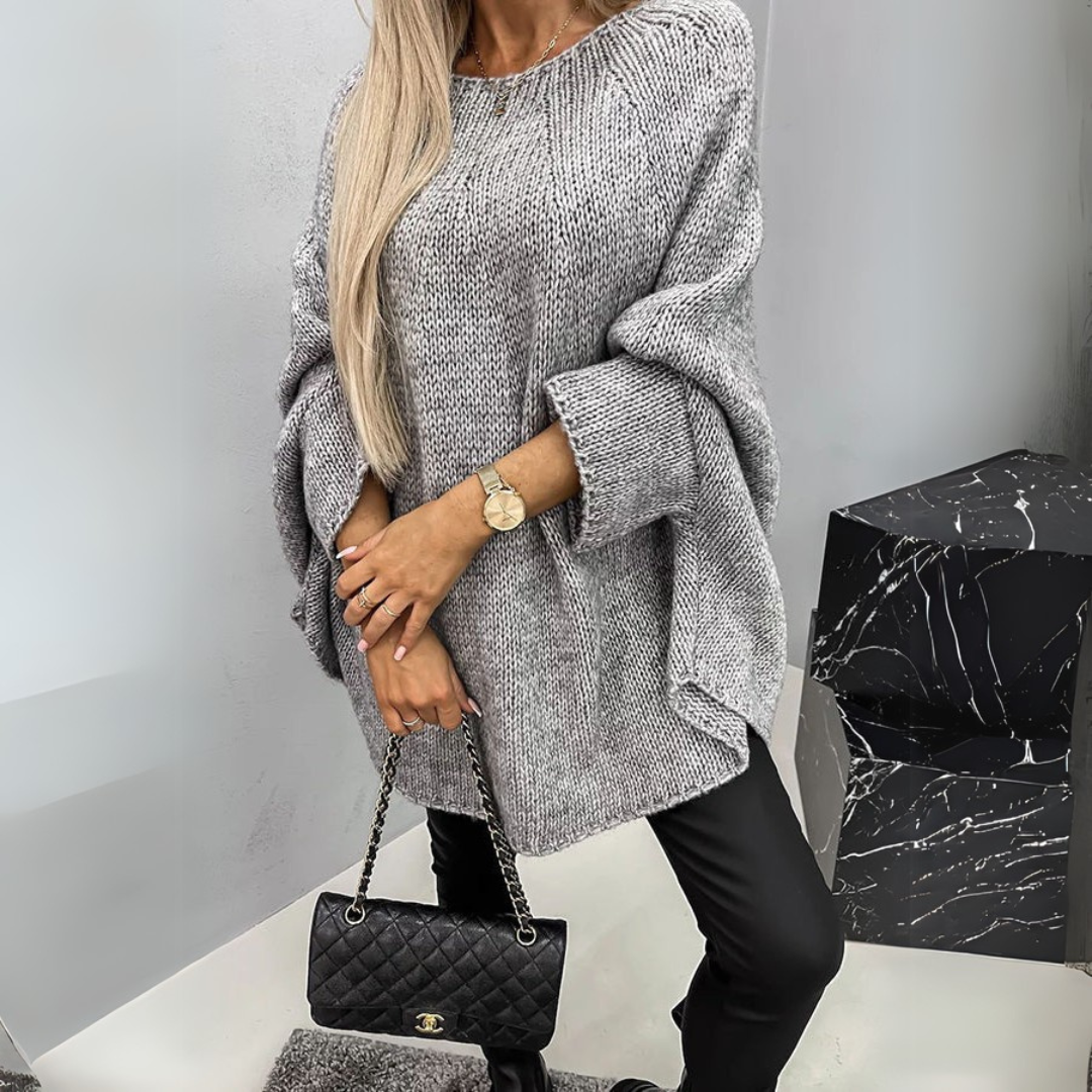 Freya™ | Stilig Damenpullover med Rund Hals