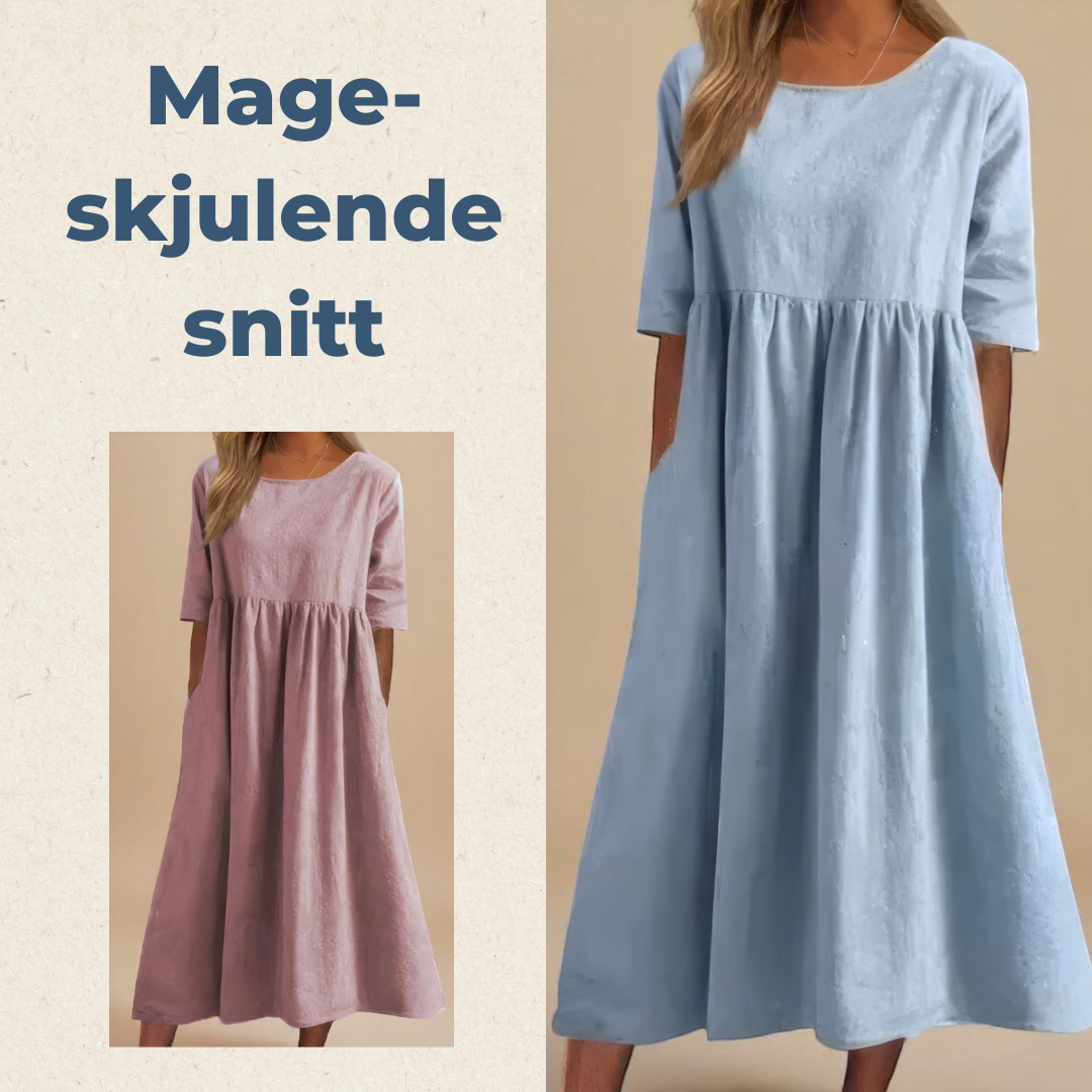 Freya™ | Flatterende Bomullskjole