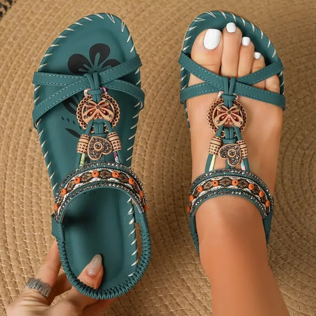 Freya™ | Ortopediske sandaler i Ibiza-stil