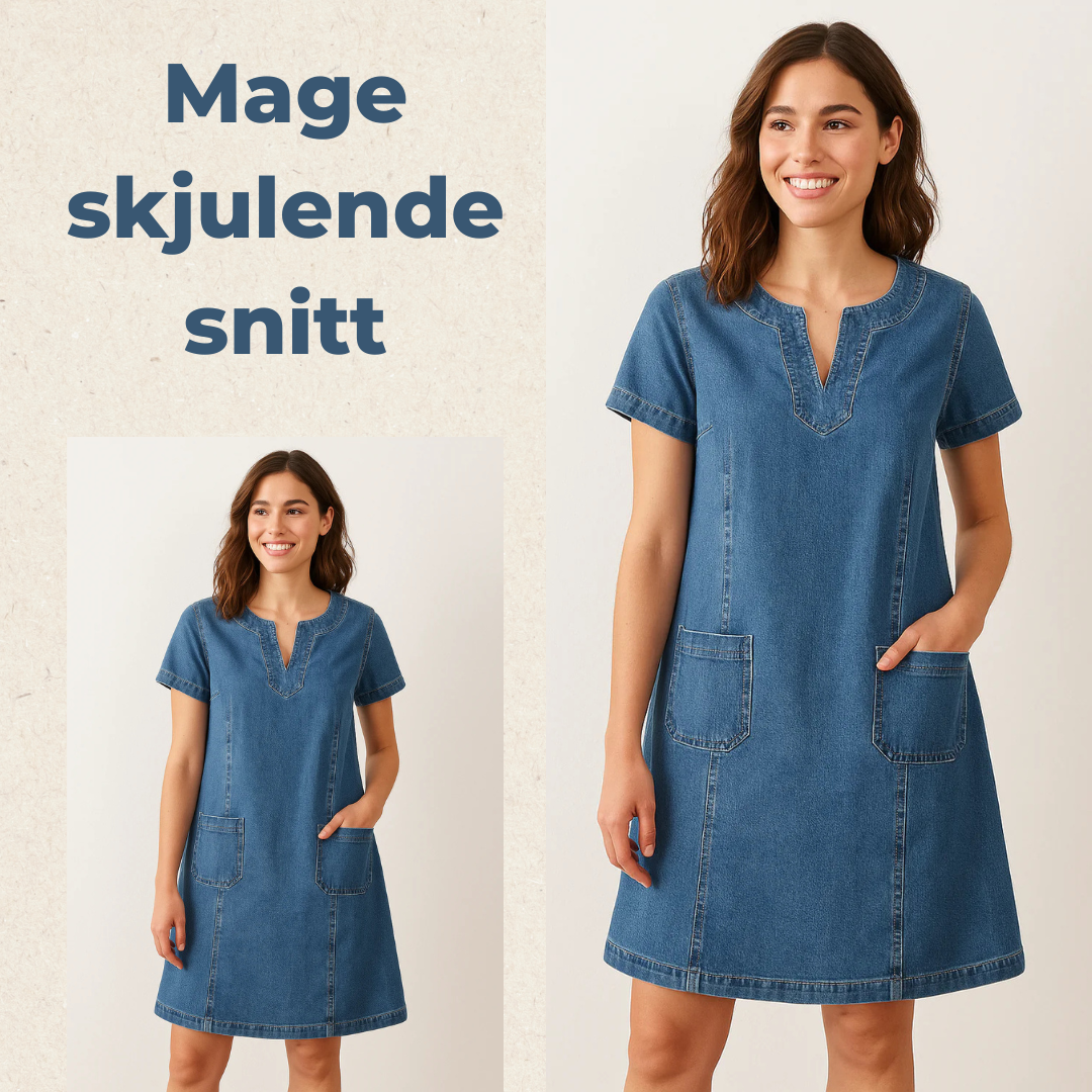 Freya™ | Myk Denim Kjole