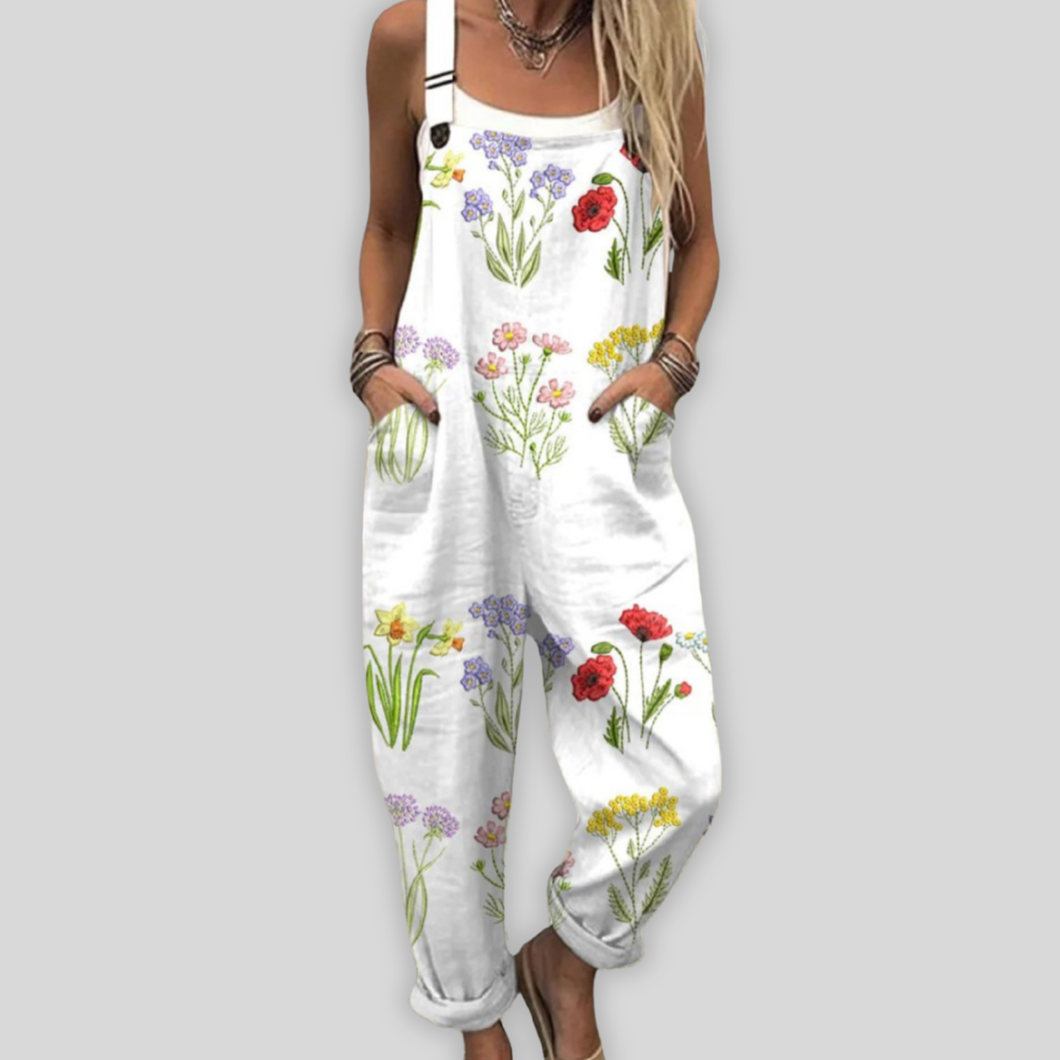 Freya™ | Elegant Jumpsuit med Ledig Passform for Avslappet Stil