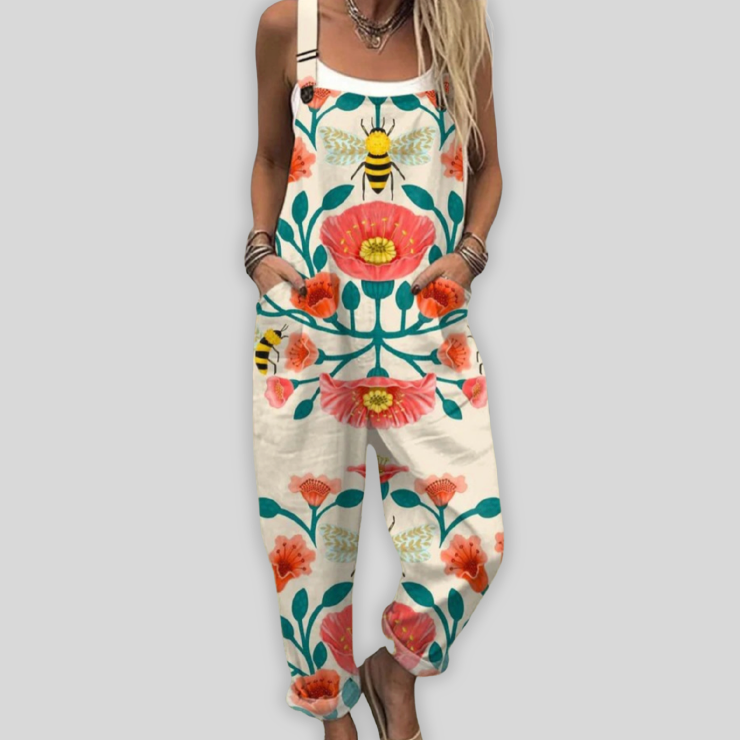 Freya™ | Elegant Jumpsuit med Ledig Passform for Avslappet Stil