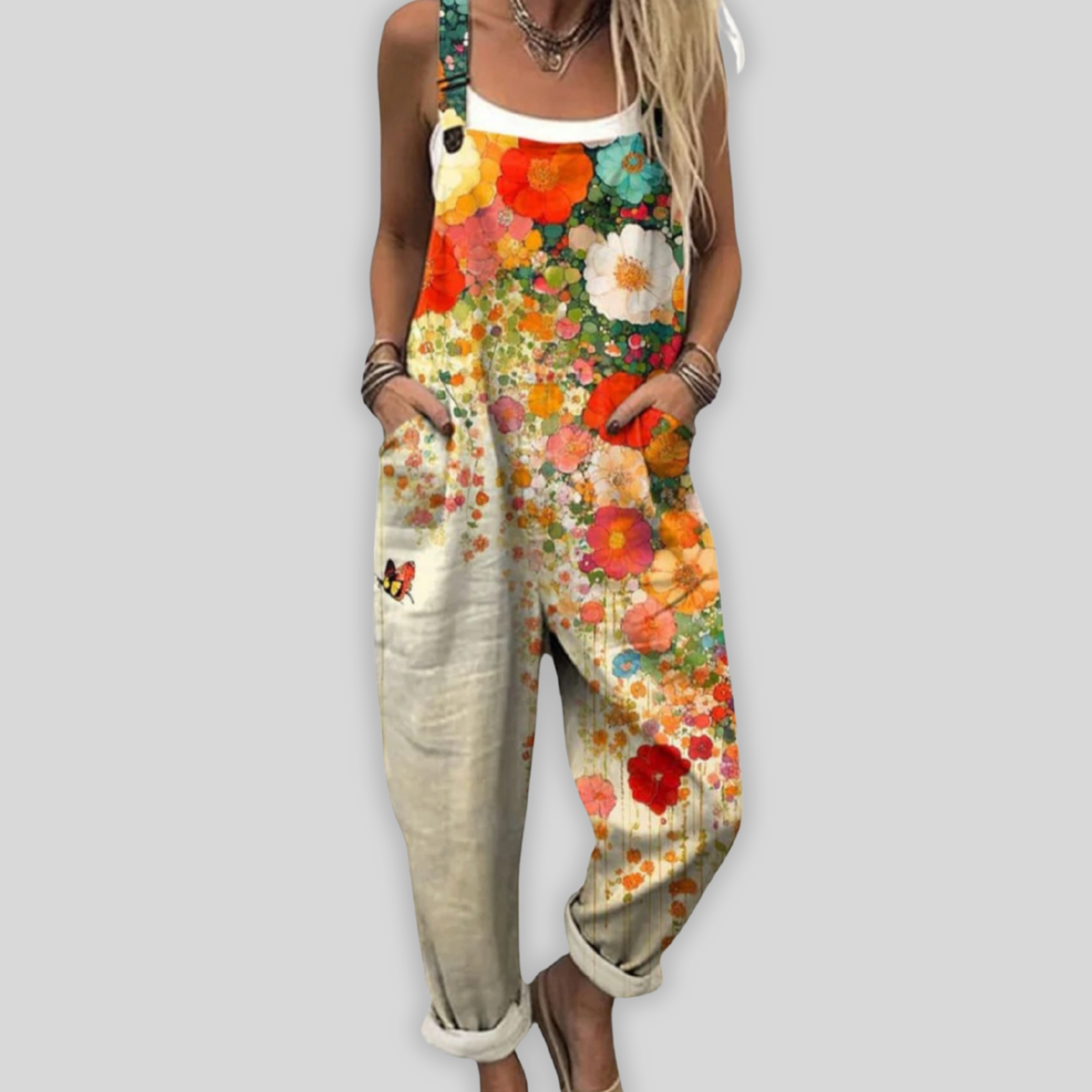 Freya™ | Elegant Jumpsuit med Løs Passform for Avslappet Stil