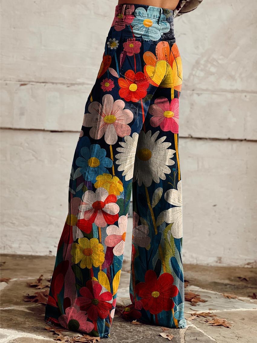 Freya™ | Moderne blomstrede elegante bukser